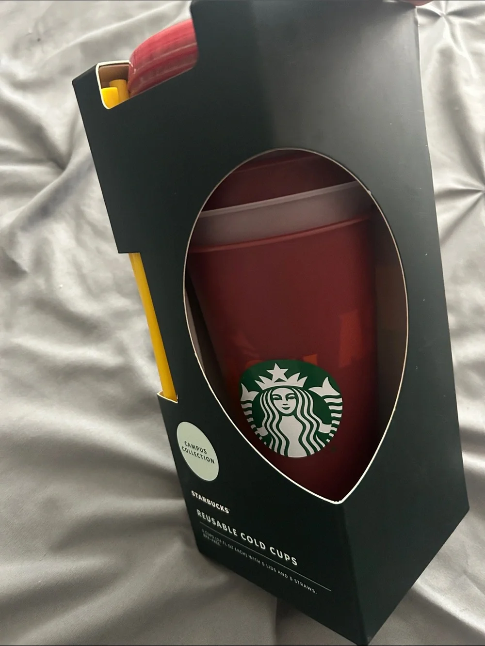 Starbucks ‘ASU’ University Cold Cups w/Straws